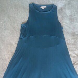 Athleta Sleeveless Midi Dress in Teal Blue - Size M